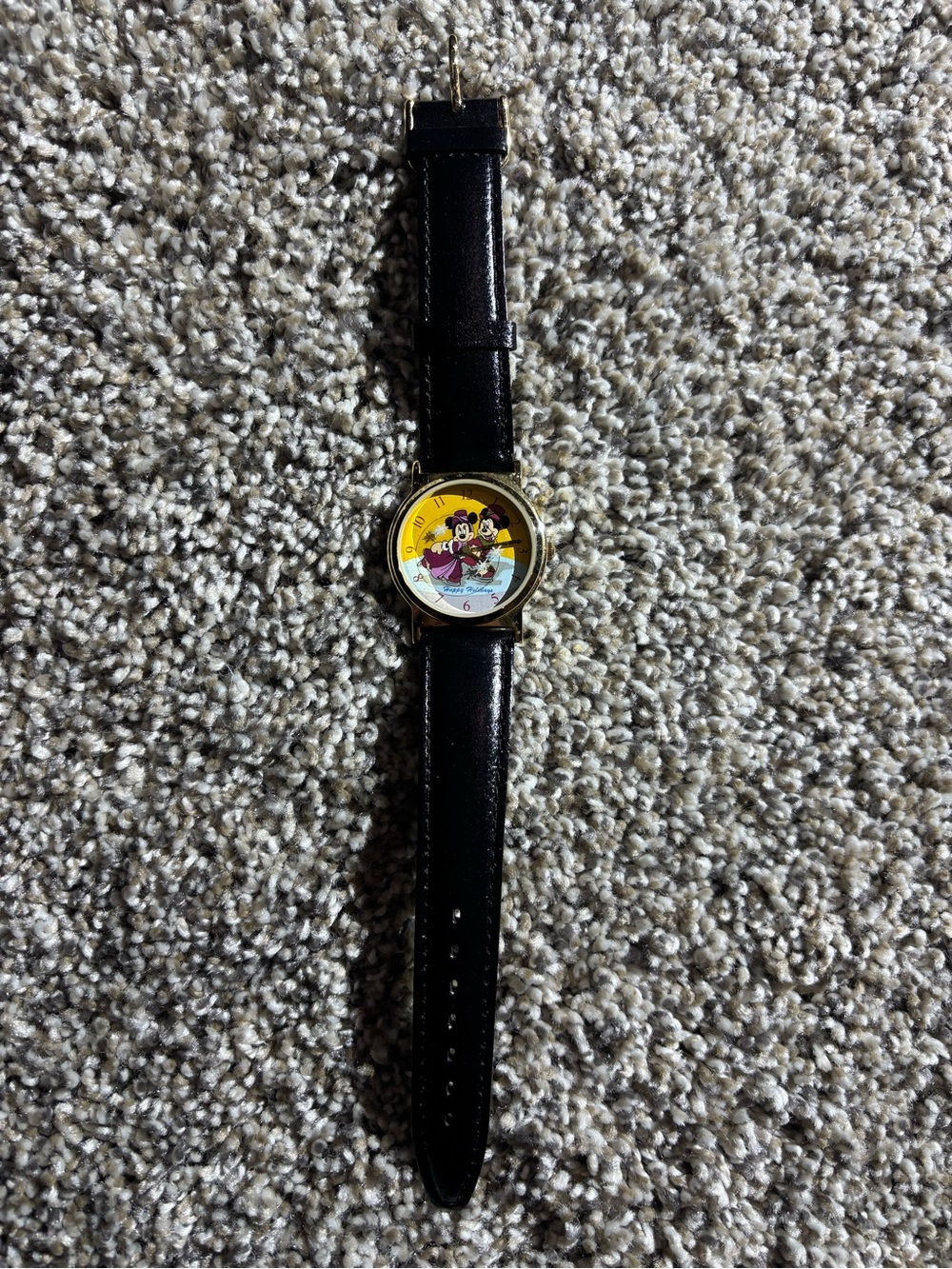Disney Cast Holiday Celebration Watch 1998 with Black Strap